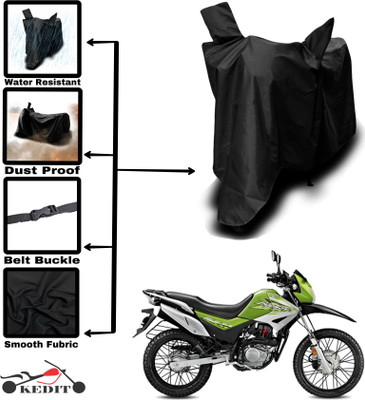 KEDIT Two Wheeler Cover for Hero(Impulse, Black)