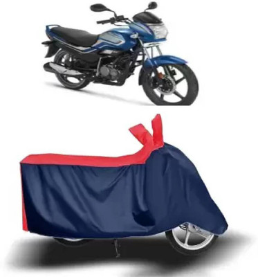 DeepShakshi AUTOMOTIVE Waterproof Two Wheeler Cover for Hero(Super Splendor, Blue, Red)