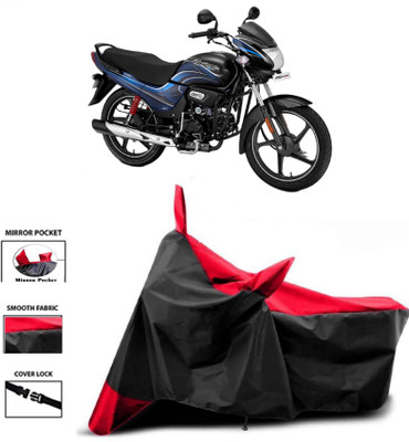 WMIZEXA Two Wheeler Cover for Hero(Red, Black)