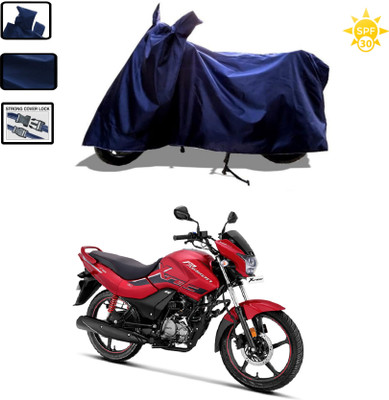 DeepShakshi AUTOMOTIVE Waterproof Two Wheeler Cover for Hero(Passion Pro i3S, Blue)