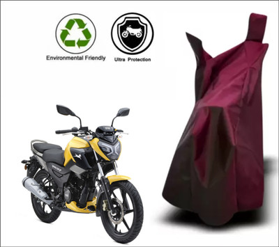 MMSSTAR Waterproof Two Wheeler Cover for TVS(Raider, Maroon)