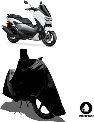 Amexride Waterproof Two Wheeler Cover for Yamaha(NMax 155, Black)