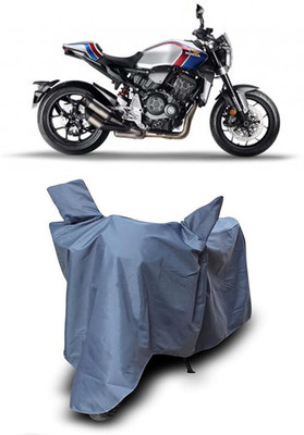 MADAFIYA Waterproof Two Wheeler Cover for Honda(CB300R, Grey)