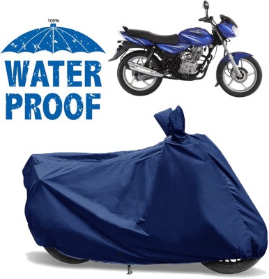 AUTOCAD Waterproof Two Wheeler Cover for Bajaj(Discover 125 DTS-i, Blue)