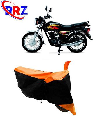 RRZ Waterproof Two Wheeler Cover for TVS(Max 4R, Black, Orange)