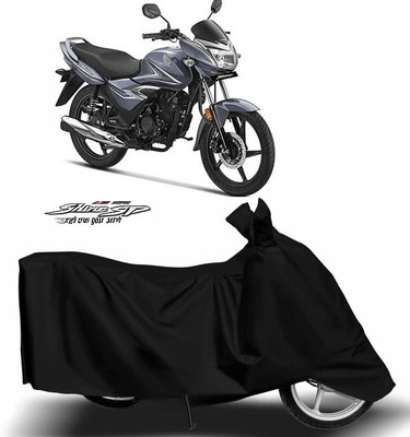 smwzxyu Waterproof Two Wheeler Cover for Universal For Bike(CB Shine, Black)