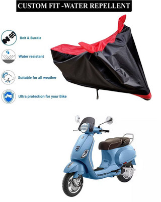 CODOKI Waterproof Two Wheeler Cover for Vespa(Elegante 150 BS6, Red)