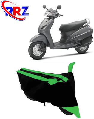 RRZ Waterproof Two Wheeler Cover for Honda(Activa 3G, Black, Green)