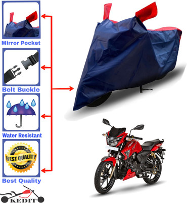 AASHTIK MART Two Wheeler Cover for TVS(Apache, Red, Blue)