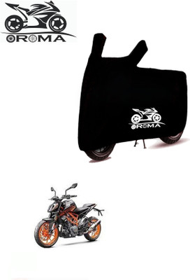 THE REAL ARV Waterproof Two Wheeler Cover for KTM(250 Duke, Black)