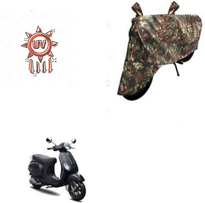 DeepShakshi AUTOMOTIVE Waterproof Two Wheeler Cover for Piaggio(Vespa LX, Multicolor)