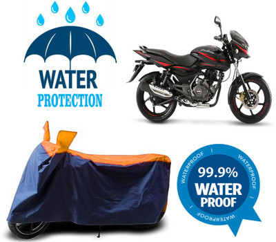 RTS COLLECTIONS Waterproof Two Wheeler Cover for Bajaj(Pulsar 180 DTS-i, Multicolor)