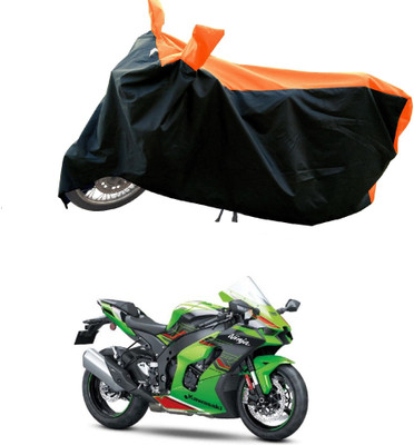 DeepShakshi AUTOMOTIVE Waterproof Two Wheeler Cover for Kawasaki(Ninja ZX 10R, Orange)