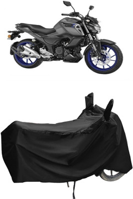 Autoprime Two Wheeler Cover for Yamaha(FZ S FI New, Black)