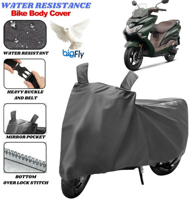 BigFly Two Wheeler Cover for Suzuki(Burgman Street, Grey)