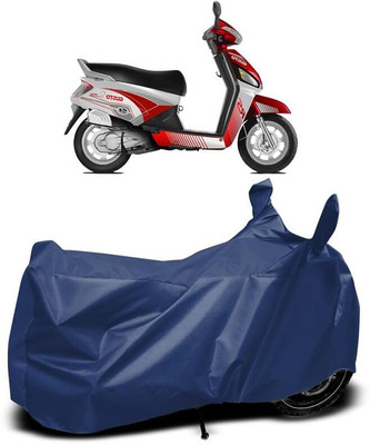 KEDIT Two Wheeler Cover for Mahindra(Gusto, Blue)