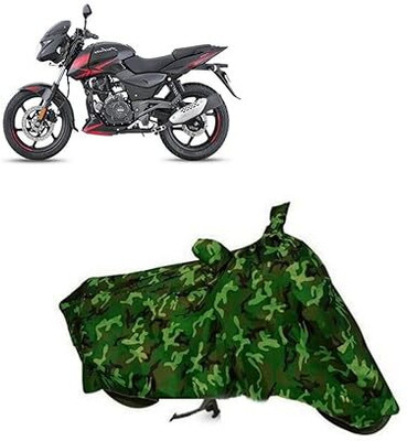 TrishaStores Waterproof Two Wheeler Cover for Bajaj(Pulsar 150 DTS-i, Green)