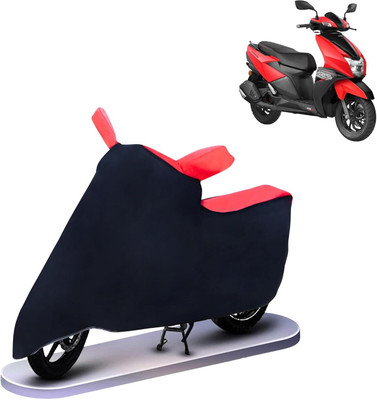 KEDIT Two Wheeler Cover for TVS(NTORQ, Red, Black)
