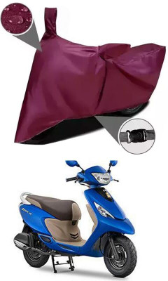 KEDIT Two Wheeler Cover for TVS(Scooty Zest, Maroon)