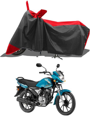 KEDIT Two Wheeler Cover for Yamaha(Saluto RX, Red, Black)