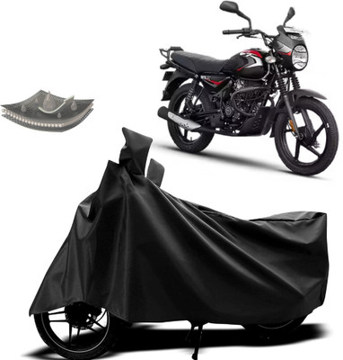 Automotives Waterproof Two Wheeler Cover for Bajaj(CT 125X, Black)