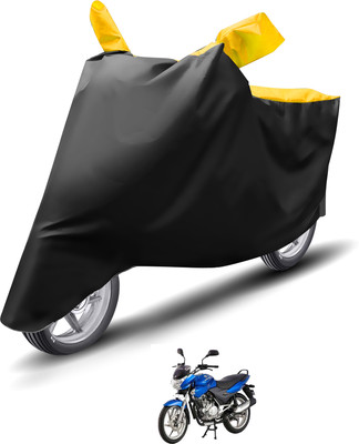 Caronix Waterproof Two Wheeler Cover for Bajaj(Discover 150 f, Yellow)