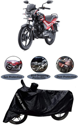 gurukul mart Waterproof Two Wheeler Cover for TVS(Apache, Black)