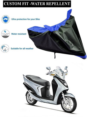 CODOKI Waterproof Two Wheeler Cover for Hero(Leap Hybrid SES BS6, Blue)