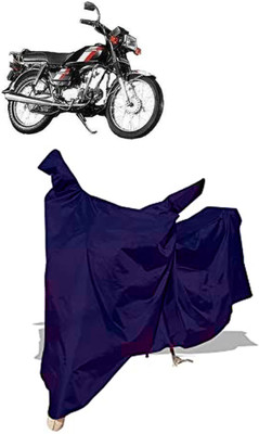 Amexride Two Wheeler Cover for Hero(CD 100 SS, Blue)