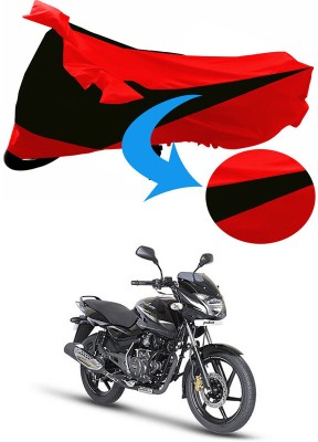 Ascension Two Wheeler Cover for Bajaj(Pulsar 150, Black, Red)