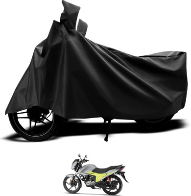 GOSHIV-car and bike accessories Waterproof Two Wheeler Cover for Hero(Glamour FI, Black)