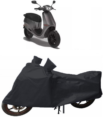 ABORDABLE Two Wheeler Cover for Ola(Electric Scooter, Black)