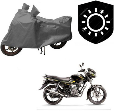 MMSSTAR Waterproof Two Wheeler Cover for Bajaj(Discover 100 DTS-i, Grey)