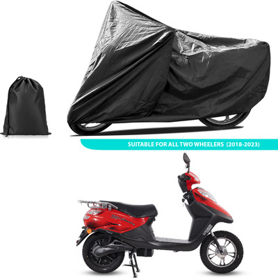 CODOKI Two Wheeler Cover for Hero(Electric Flash BS6, Black)