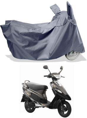 Amexride Two Wheeler Cover for TVS(Scooty, Grey)