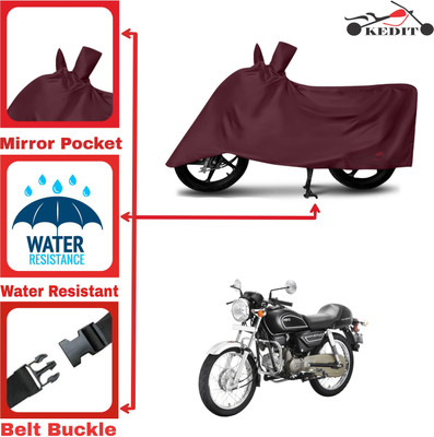 KEDIT Two Wheeler Cover for Hero(Splendor Pro Classic, Maroon)