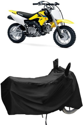 Autoprime Two Wheeler Cover for Suzuki(DR-Z50 BS6, Black)
