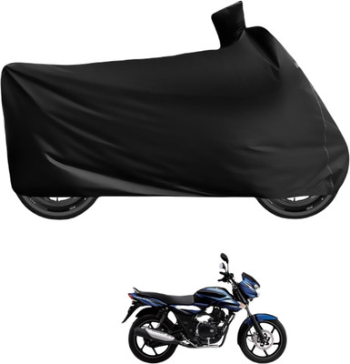 Auto Hub Waterproof Two Wheeler Cover for Bajaj(Discover 135, Black)