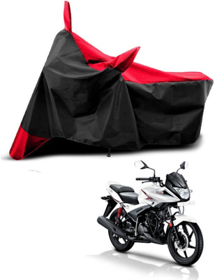 KEDIT Two Wheeler Cover for Hero(Ignitor, Red, Black)