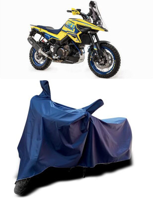 AASHTIK MART Two Wheeler Cover for Suzuki(V-Strom 1000, Blue)