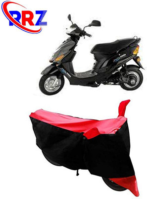 AutoGalaxy Waterproof Two Wheeler Cover for Hero(Electric Zippy, Black, Red)