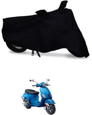 APNEK Waterproof Two Wheeler Cover for Vespa(Vespa SXL 125, Black)