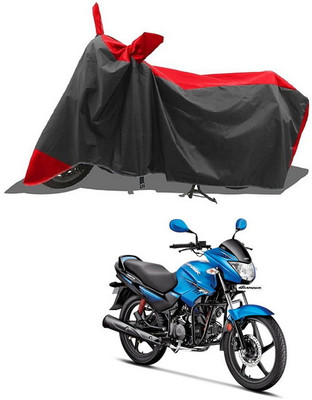 PAGORA Waterproof Two Wheeler Cover for Hero(Glamour Programmed FI BS6, Red, Black)