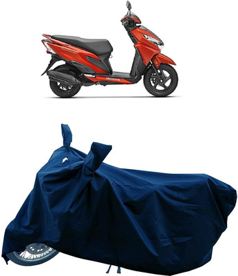Mdstar Waterproof Two Wheeler Cover for Honda(Grazia BS6, Blue)
