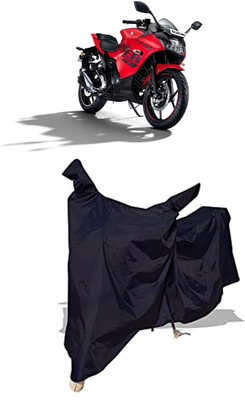 Amexride Two Wheeler Cover for Suzuki(Gixxer SF, Black)
