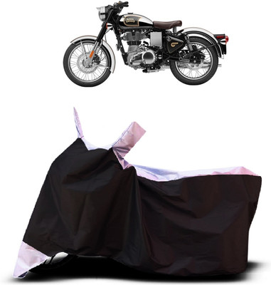 VESMEI Two Wheeler Cover for Royal Enfield(Classic Squadron BS6, White)
