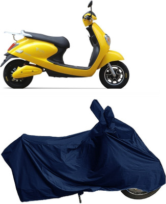DIGGU Two Wheeler Cover for Techo Electra(Emerge BS6, Blue)