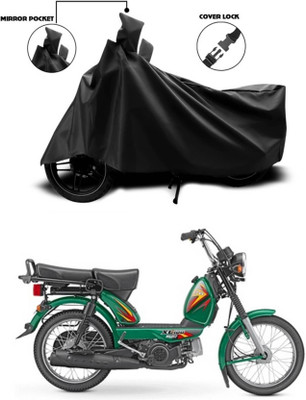 AASHTIK MART Two Wheeler Cover for TVS(XL 100 Heavy Duty, Black)