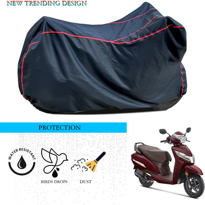 ANTHUB Waterproof Two Wheeler Cover for Honda(Activa 125, Black)