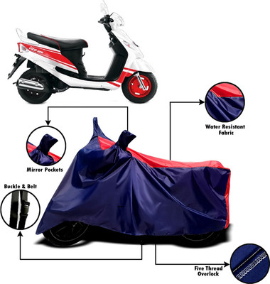 AUCTIMO Two Wheeler Cover for Mahindra(Rodeo, Multicolor)